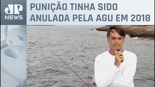 Ibama revalida multa de R$ 10 mil a Bolsonaro por pesca ilegal