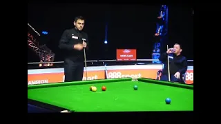 "CONFRONTATION" between Ronnie O' Sullivan and Mark Allen at The Champion of Champions 5/11/20