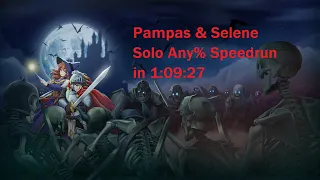 Pampas & Selene Solo Any% Speedrun in 1:09:27 [WR]