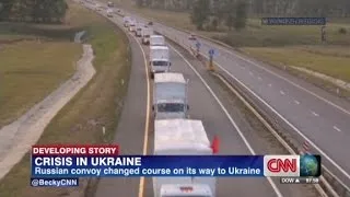 Ukraine turns back Russian convoy at border