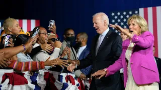 Biden campaigns in Maryland on the eve of the midterm elections