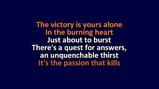 Survivor - Burning Heart (Rocky Soundtrack) - Karaoke Instrumental Lyrics - ObsKure