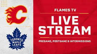 Warmup - Flames vs. Maple Leafs - 10.02.22