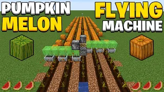 Minecraft 1.20.5 Melon and Pumpkin Flying Machine