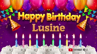 Lusine Happy birthday To You - Happy Birthday song name Lusine 🎁