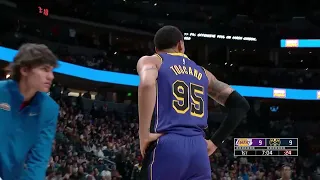 Aaron Gordon & Juan Toscano-Anderson Heated Moment in Game Nuggets vs Lakers