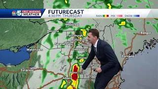 Video: Mild weather continues with showers and a few storms on Thursday (4-13-22)