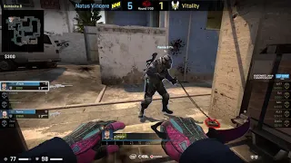 CS:GO POV Demo Na'Vi S1mple (43/28) vs Vitality (de_mirage)