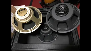 NEO Speaker test: Jensen Tornado Classic/Stealth, Celestion Neo Creamback (Clean, OD, Dist)