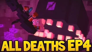 Minecraft Story Mode - ALL DEATH SCENES! - Episode 4