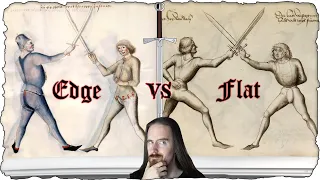 How to Parry with a Sword - Edge or Flat?