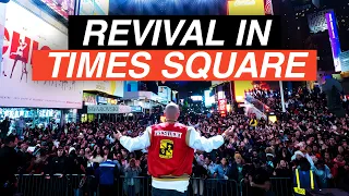 NYC Awakens: Holy Spirit Fire Ignites Time Square!