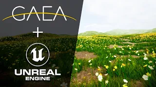 Создание ландшафта с помощью Gaea и импорт в Unreal Engine 5.3