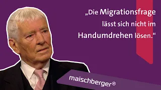 Otto Schily (SPD) über Zuwanderung, islamistischen Terror und die Politik der Ampel | maischberger