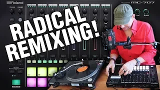 Roland MC-707 (Firmware Update 1.20) Radical Remixing!!