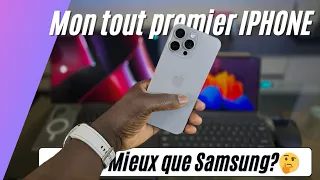 iPhone 15 pro max : 2 mois avec mon tout premier iPhone!