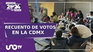 Cuentan voto por voto en juntas distritales de la CDMX