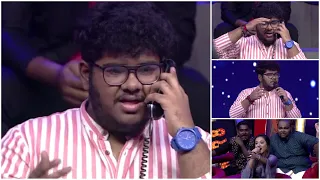 😂😂Bharath Comedy In Super Singer Season 8 Phone a Fight | Vijay Tv | Priyanka | Makapa