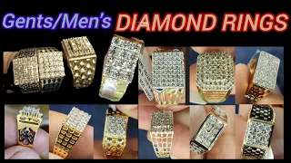 Gents Diamond Ring Designs / Men's Diamond Engagement Rings / Stylish Mens/Gents Diamond Ring 💍