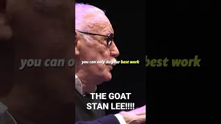 The goat Stan Lee speaking facts. Need some good vibes. #stanlee #marvel #shorts #motivation