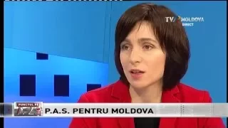 TVR PUNCTUL PE AZI cu Maia Sandu