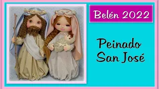 BELÉN DE TELA, Hoy el peinado de San José PATRONES GRATÍS video - 580