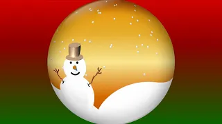 Animated Background Christmas Snowman Glass Ball Spinning Color Patterns Free No Copyrights Download