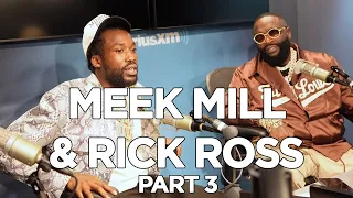 Meek Mill & Rick Ross Interview: talks Sports, Bets $50K Dolphins vs. Eagles, Shaq & Kobe (Part 3)
