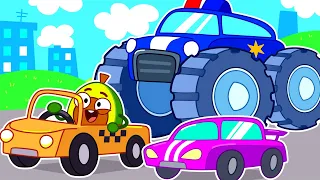 Taxi Monster Truck 🚖🤩 Which Car is the Best? || More Funny Stories for Kids