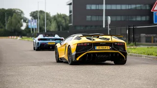 Supercars Accelerating - Novitec F12 TDF, Aventador SV, M6 GT3, 992 Turbo S, Akrapovic GT3 RS, Pista