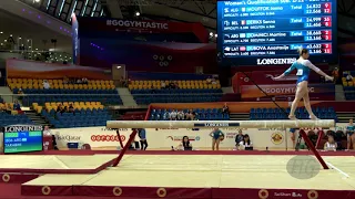 TARABINI Ayelen (ARG) - 2018 Artistic Worlds, Doha (QAT) - Qualifications Balance Beam