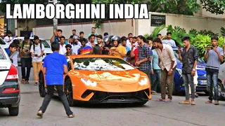 Kids Reaction To Crazy Lamborghini Huracan Performante In India