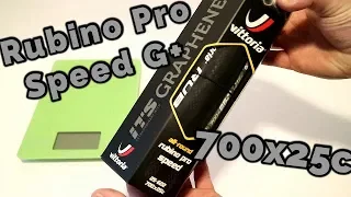 Vittoria Rubino Pro Speed G+ Tire 700x25c Weight Size and Review