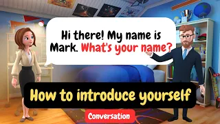 Improve English Speaking Skills Everyday (How to introduce yourself ) English Conversation Practice