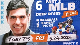 Part 2 - 6 FREE MLB Picks and Predictions on MLB Betting Tips for Today, Friday 5/24/2024