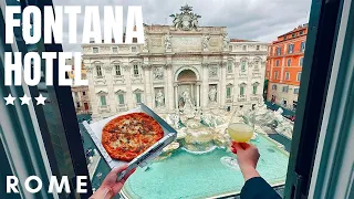 Hotel Fontana, BEST Trevi Fountain View (ROME) |4k Full Tour