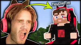 I found a PewDiePie Boss in Minecraft! Real   Part 26