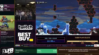 TASBot plays Celeste en 43:36 (All Red Berries) [SGDQ19]