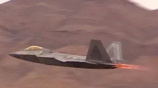 F-22 Raptor Demo & Heritage Flight Nellis AFB Aviation Nation 2017