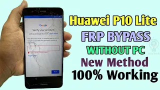 Huawei P10 lite google account bypass |Huawei P10 lite frp bypass|