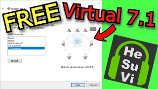 Free Virtual 7.1 Surround Sound Software! (HeSuVi + EqualizerAPO)