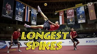 Sepak Takraw ● Crazy Longest Spikes Compilation | HD