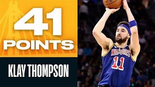 Klay Goes Off For Season-High 41 PTS On The Road!