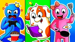 RAINBOW FRIENDS, BLUE is STUBBORN before HOO DOO's USEFUL ADVISE?! | Hoo Doo Rainbow Animation