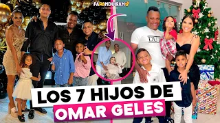 ASÍ LUCEN LOS 7 HIJOS DE OMAR GELES.