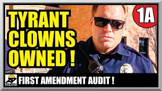 IGNORANT COPS ROASTED & SCHOOLED HARD !! Las Vegas Nevada - First Amendment Audit - Amagansett Press