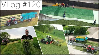 FarmVLOG#120: Erster Schnitt 2022 - vom Grashalm bis zum fertigen Silohaufen