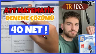 AYT MATEMATİK FULLEDİM❗️| DERECE ÖĞRENCİSİNDEN TAKTİKLİ ÇÖZÜMLER #yks2022