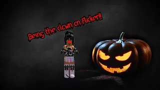 Roblox Flicker Halloween Update 2020- Being the clown on Flicker!