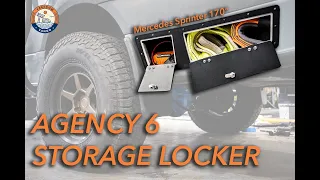 New Agency 6 170 wheelbase Mercedes Sprinter Storage Locker Installation